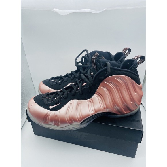 Nike Air Foamposite One Rust Pink White-Black Rose Sz 12 314996